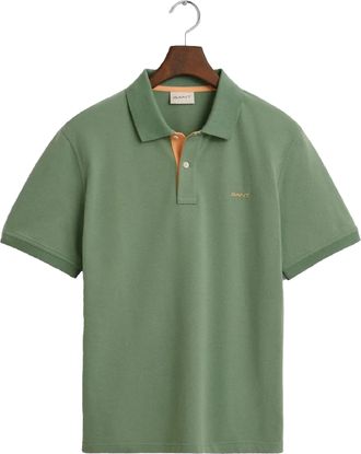 GANT Herencontrast Pique Polo Shirt (Lichtgroen)