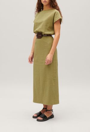 Claudie Pierlot Robe midi rayures