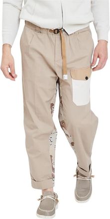 White Sand Lange broek - Heren - Straight fit broeken - Beige - L - Broeken
