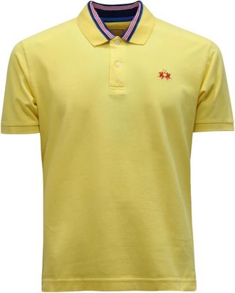 La Martina Casual overhemd - Heren - Polos - Geel - S - Tops