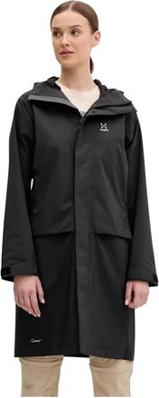 Hagl&ouml;fs Aria Proof Parka - Dames - Regenjassen - Zwart - XS - Polyester - Jassen