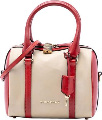Burberry Pre-owned Burberry Small Canvas Alchester Bowling Bag ITTRESRL44SCA