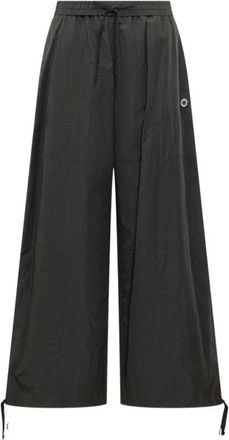 Kenzo Boke Flower 2.0 Cargo Broek - Dames - Wijde Broeken - Zwart - M - Katoen - Broeken