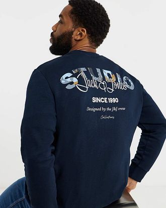 Jack & Jones Jack & Jones Yuki Sweat - Sky Captain