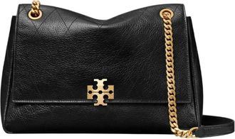 Tory Burch Charlie Quilted Shoulder Bag - Bags - Mujer - Negro - ONE SIZE