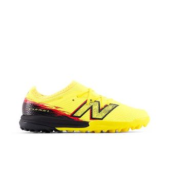 New Balance Bambino Furon Team Jnr TF V8 in Giallo/Nero/Rossa, Sintetica, Taglia 33.5