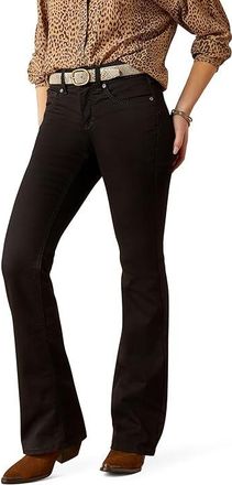 Ariat PR Ella Boot Cut Womens Jeans Black : 33 31, Cotton/Denim/Elastane