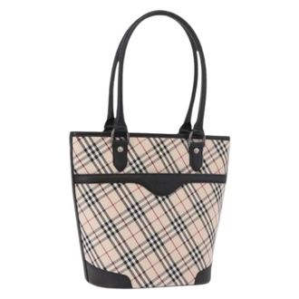 Burberry Pre-owned Tote Bags, female, Beige, Size: ONE SIZE Pre-owned Vintage Tote Bag