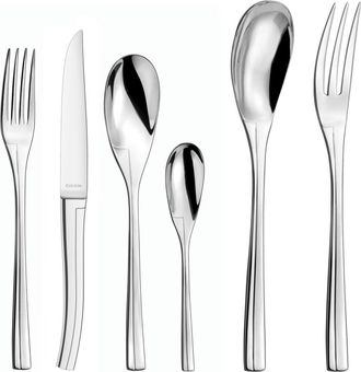 Bloomingdale's Cuberter&iacute;a de 50 piezas en estuche de madera Acero inoxidable Acero