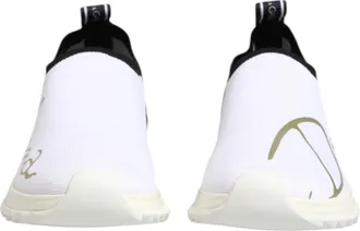 Dolce & Gabbana White Black Low Top Sorrento Sneakers Womens Shoes
