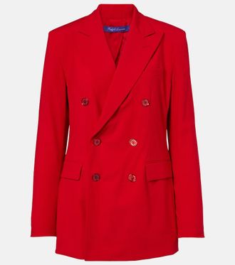 Ralph Lauren Collection Blazer doppiopetto Ramona in misto lana