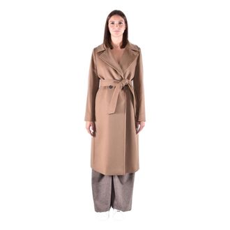 Max Mara Bcollag Mantel - Dames - Mantels - Bruin - Maat: XS Zijde