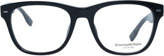 Ermenegildo Zegna ER-1038883 Plastic Full-Rim Eyeglasses - Black