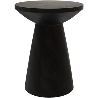 Rendez-Vous D&eacute;co Rendez-vous D&eacute;co - Mesa Auxiliar En Madera De Suar Negra D40cm - Lowa