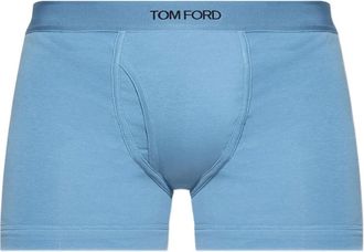 Tom Ford Boxer con stampa - Blu