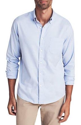 Faherty Stretch Oxford Button-Down Shirt 2.0 in Blue Heather at Nordstrom Rack, Size Xx-Large
