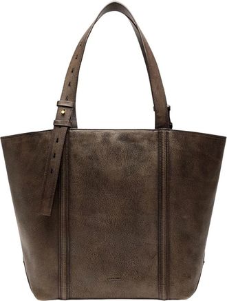 Golden Goose 24/7 North South Shopping Bag - Dames - Shoppers - Bruin - ONE Size - Leer - Tassen
