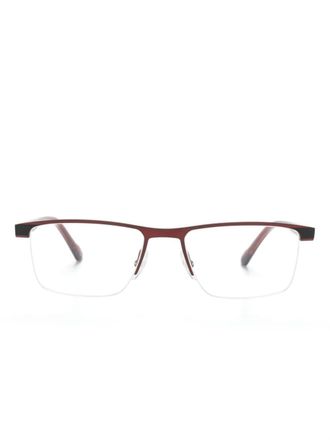 Etnia Barcelona Münster rectangle-frame glasses - Red