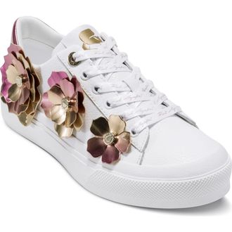 Karl Lagerfeld Georgia Sneaker in White/Multi at Nordstrom Rack, Size 8.5