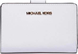Michael Kors Wallet - Dames - Portefeuilles - Wit - ONE Size - Leer - Accessoires