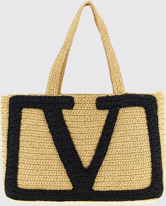 Valentino Garavani Borsa Viva Superstar Valentino Garavani in rafia crochet
