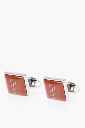 Corneliani Enameled Brass Cufflinks size Unica