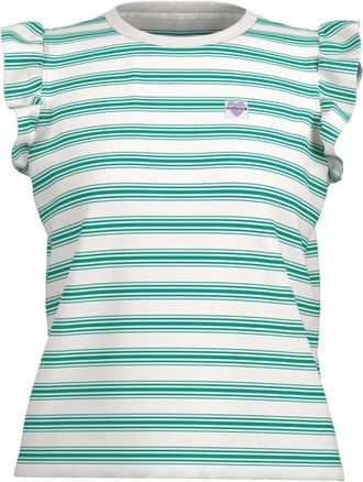 Maloja MalaspinaM. T-Shirt f&uuml;r Damen | t&uuml;rkis/wei&szlig;