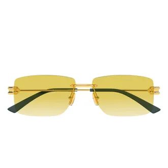 Bottega Veneta Sunglasses Bv1126 S 006 Gold/Yellow Men