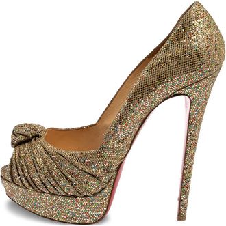 Christian Louboutin Pumps Jenny 145mm - Oro