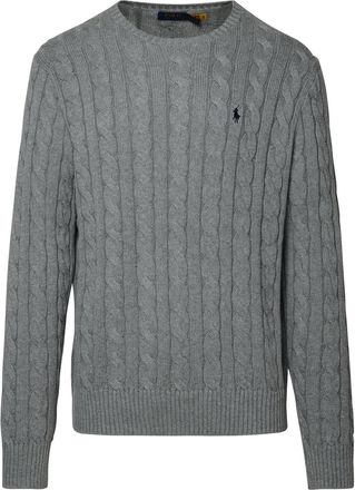 Polo Ralph Lauren Grey Cotton Sweater