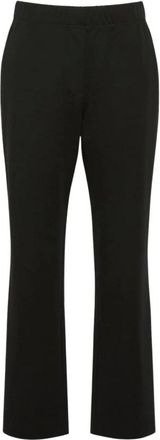 Max Mara Dames, Broeken, Zwart, Maat: M