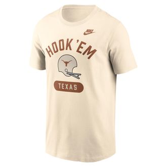 Nike Texas Legacy Arch Helmet Nike Mens College T-Shirt in White | N19915ATXV-FMQ
