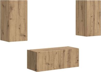vidaXL Conjunto De Mueble De Tv 2 Uds. Roble Artisan Vidaxl