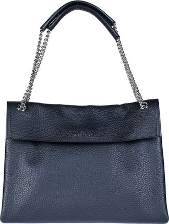 Orciani Midi Textured Leather Shoulder Bag
