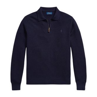 Ralph Lauren Zip-through Hoodie - Heren - Sweatshirts & Hoodies - Blauw - Maat: L Katoen