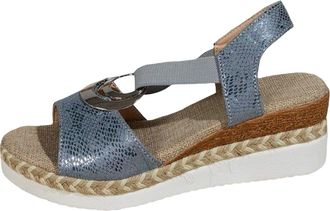 Generic Women Summer Flat Sandals Soft Sole Non Slip Comfortable Beach Flip Flops Casual Walking Footwear for Ladies (Blue, 6.5)