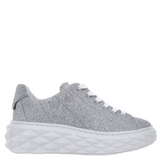 Jimmy Choo London Diamond Glitter Low-Top Sneakers