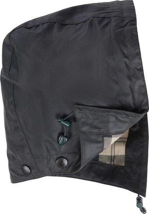 Barbour MHO0004 Waxed Cotton Drawstring Hood - Green