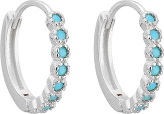 Generic Non Pierced Earrings For Women Earrings For Women 2025 Trendy Colorful Sparkling Jewelry Valentines Day Her Small Stud (Silver, 10mm)