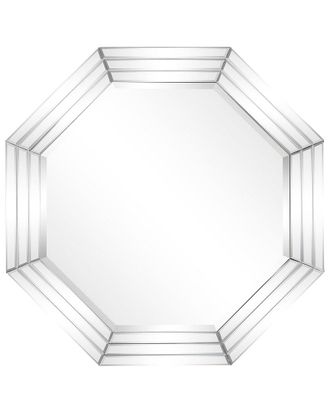 Empire Art Direct Multi Faceted Octagons Wall Mirror