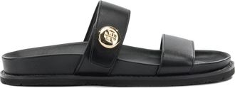 Tory Burch Dames Sandalen Schoenen Ss 26 - Dames - Sandalen - Zwart - 37 1/2 EU - Leer - Schoenen