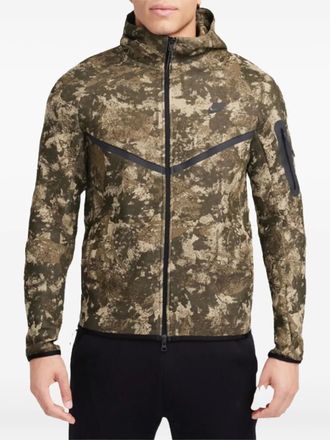 Nike Felpa Tech Windrunner con cappuccio - Verde