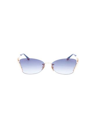 Ana Hickmann Womens Sunglasses Gold-Blue Eyewear - Gold/blue