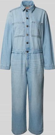 Levi's Jumpsuit mit Umlegekragen und Knopfleiste in Hellblau, Größe XS