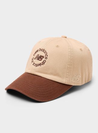 New Balance Womens Two-tone embroidered logo baseball cap