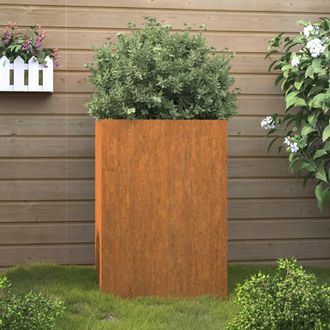vidaXL Jardinera De Acero Corten 42x38x75 Cm Vidaxl