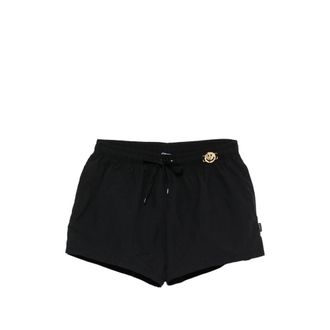 Moschino Drawstring Graphic Swim Shorts