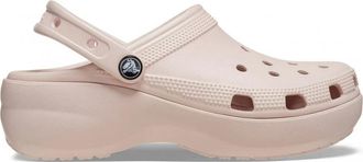 Crocs Sabot Classic Platform Clog - Dames - Klompen - Roze - 41 EU - Schoenen