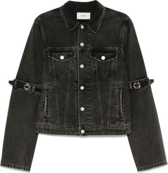 Coperni Classic Denim Jacket-Inspired Black Coat