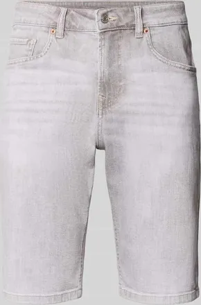 Pepe Jeans London Regular Fit Jeansshorts aus Baumwoll-Mix Modell CASH in Hellgrau, Gr&ouml;&szlig;e 30